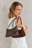 Vestirsi Ashley Crossbody Bag | Dark Chocolate Suede