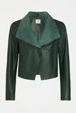 Fine Leather Jacket Milan Green