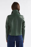 Fine Leather Jacket Milan Green