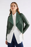 Fine Leather Jacket Milan Green