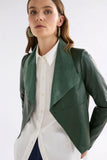 Fine Leather Jacket Milan Green