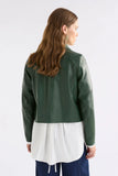 Fine Leather Jacket Milan Green
