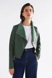 Fine Leather Jacket Milan Green