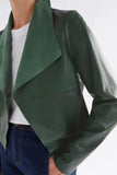 Fine Leather Jacket Milan Green