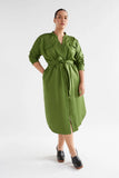 Eller Dress Green Moss