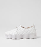 Beyza White Leather Sneakers