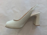 Nick Patent Heel - Ivory