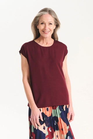 Olga De Polga Helena Tee | Claret