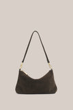 Vestirsi Ashley Crossbody Bag | Dark Chocolate Suede