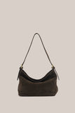 Vestirsi Eden Suede Shoulder Bag | Dark Chocolate