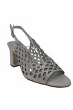 Kruby Silver Shimmer Sandals