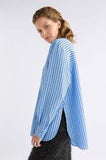 Elk Hadi Shirt | Chambray Stripe