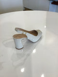 Unisa Nick Patent Sling-back Heel | Ivory