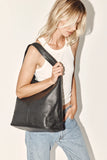 Scarlett Black Leather Hobo