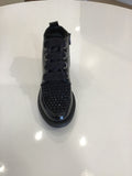Asteropa Black Patent Embellished Boot