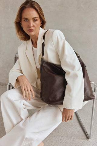 Vestirsi Serena Leather Hobo Bag