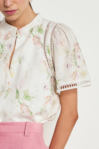 Zoe Kratzmann Charm Top | Painterly Bloom