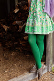 (Chic Green Cotton Tights