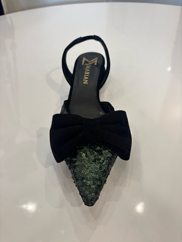 Marian Lentejuela Sequin Shoe