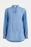 Elk Hadi Shirt | Chambray Stripe