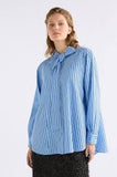 Elk Hadi Shirt | Chambray Stripe