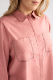 Elk Salli Organic Cotton Shirt | Clay Pink