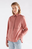 Elk Salli Organic Cotton Shirt | Clay Pink