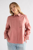 Elk Salli Organic Cotton Shirt | Clay Pink