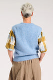 Olga De Polga Aspen Round-Neck Alpaca Vest | Baby Blue