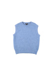 Olga De Polga Aspen Round-Neck Alpaca Vest | Baby Blue