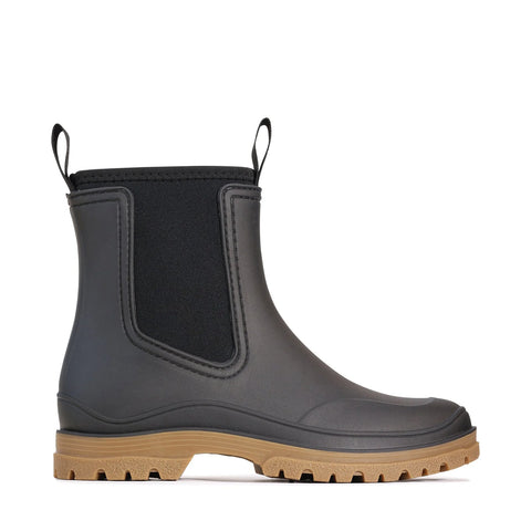 Amelia Black Gum Boot