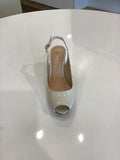 Unisa Nick Patent Sling-back Heel | Ivory