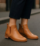 Django and Juliette Nakata Ankle Boot | Brown Leather