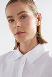 Stal Drop Earring Emerald