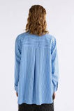 Elk Hadi Shirt | Chambray Stripe