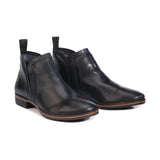 Gaid Ankle Boot Black Leather