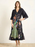 PEACOCK KAFTAN DRESS