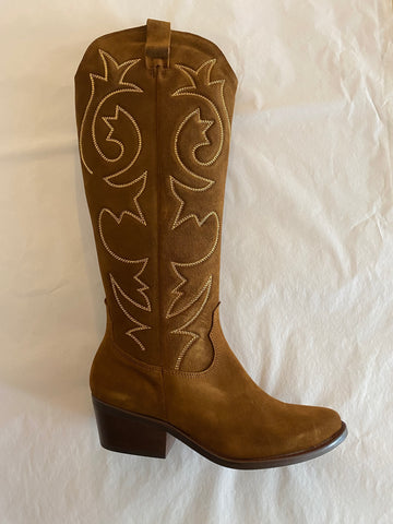 Cowboy boot Suede