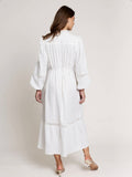 TWIN LACE DRESS IVORY