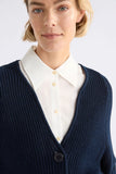 Elk Saari Cardigan | Navy