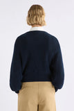 Elk Saari Cardigan | Navy