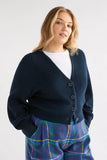 Elk Saari Cardigan | Navy