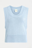 Elk Mikkel Organic Cotton Vest | Pearl Blue