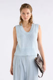 Elk Mikkel Organic Cotton Vest | Pearl Blue