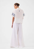 Alpheus Embroidered Shirt White