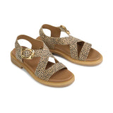 Leopard sandal