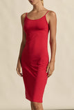 long cami dress - fire