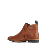 Gaid Ankle Leather Boot Brandy