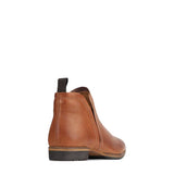 Gaid Ankle Leather Boot Brandy