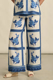Gesture Pant - Azure Collage